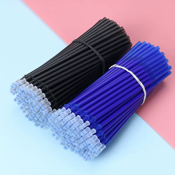 Factory direct thermal erasable refills erasable neutral refills rub easy erasable pen blue black full needle tube 0.5mm