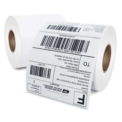 Three-proof heat-sensitive label paper cross-border express delivery slip 4 inches 10*10cmE Postal One and Two Express Printing Blank