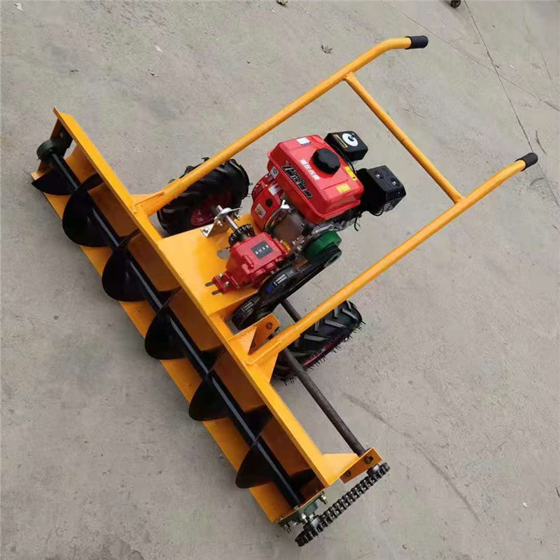 现货供应小型多功能除雪机 手推式汽油柴油扫雪设备 便携清雪机