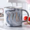 Серый мраморный (кружка)