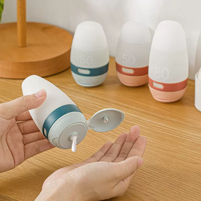 硅胶分装瓶旅行便携防漏乳液瓶洗发水沐浴露化妆品空瓶子小样套装