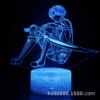 Creative touch LED table lamp, night light, creative gift, remote control, 3D