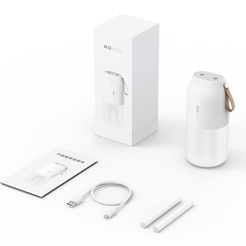 New Dual Spray Wireless Humidifier Portable Home Desktop Air Hydrating Night Light Purifying Humidifier Cross-Border