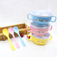 婴幼儿不锈钢保温碗 儿童餐具带盖勺 宝宝碗母婴店礼品之选