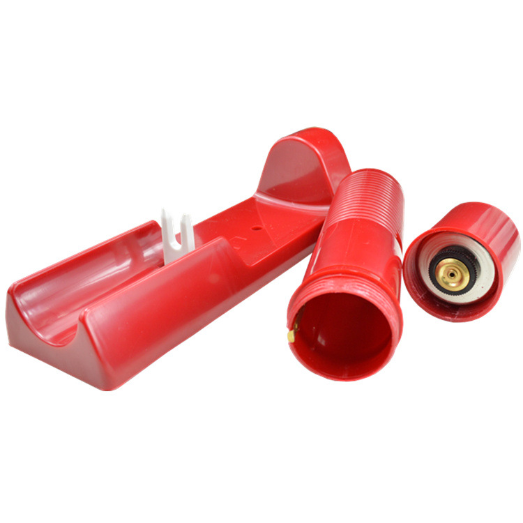 Wall-mounted Hotel Hotel room emergency lighting flashlight plastic chrome head flashlight fire emergency wall-mounted flashlight