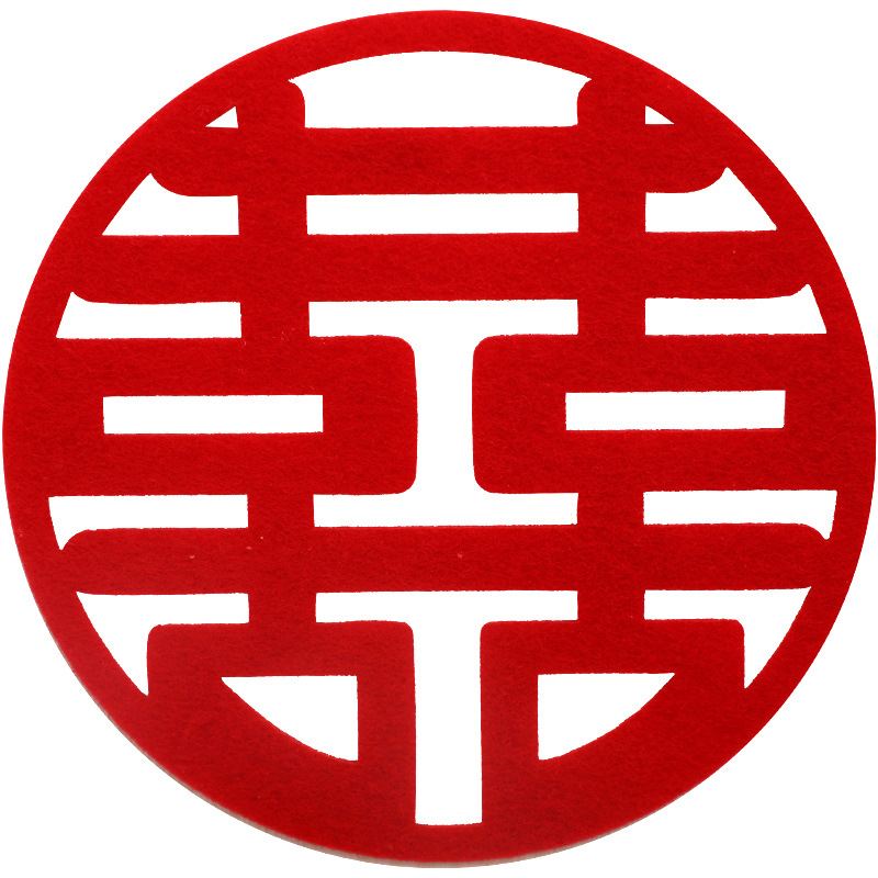 Suministros de boda no tejido boda habitación decoración dormitorio puerta cabecera boda pegatinas de pared