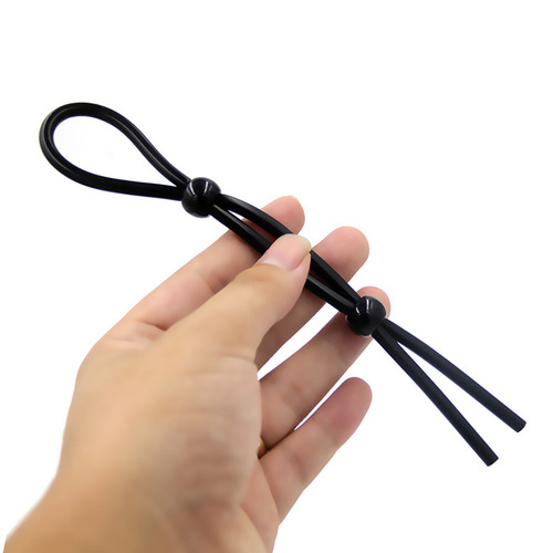 Silicone locking rope, eye ring, penis ring, men's long-lasting exercise, couple's fun, adult sex toys, tight