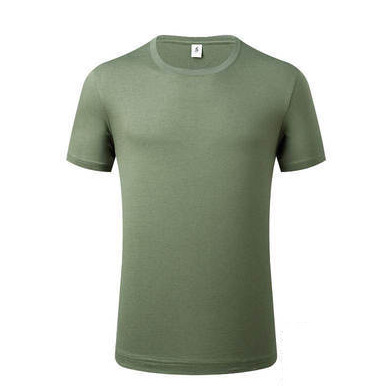 Sino-alemán BYB0001 camiseta de los hombres de verano de color sólido de algodón suelto de manga corta ropa de trabajo de publicidad camisa impresa personalizada LOGO