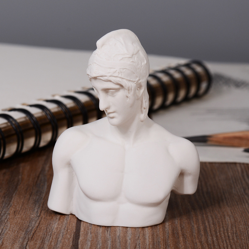 Resin crafts decoration art decoration sketch mini plaster statue Three-dimensional plaster statue Christmas gift