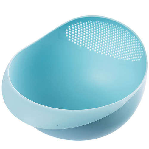 Rice washing machine, rice washing sieve, drain basket, kitchen supplies, household multi-functional thickened rice washing basin, plastic vegetable washing, fruit and vegetable basket
