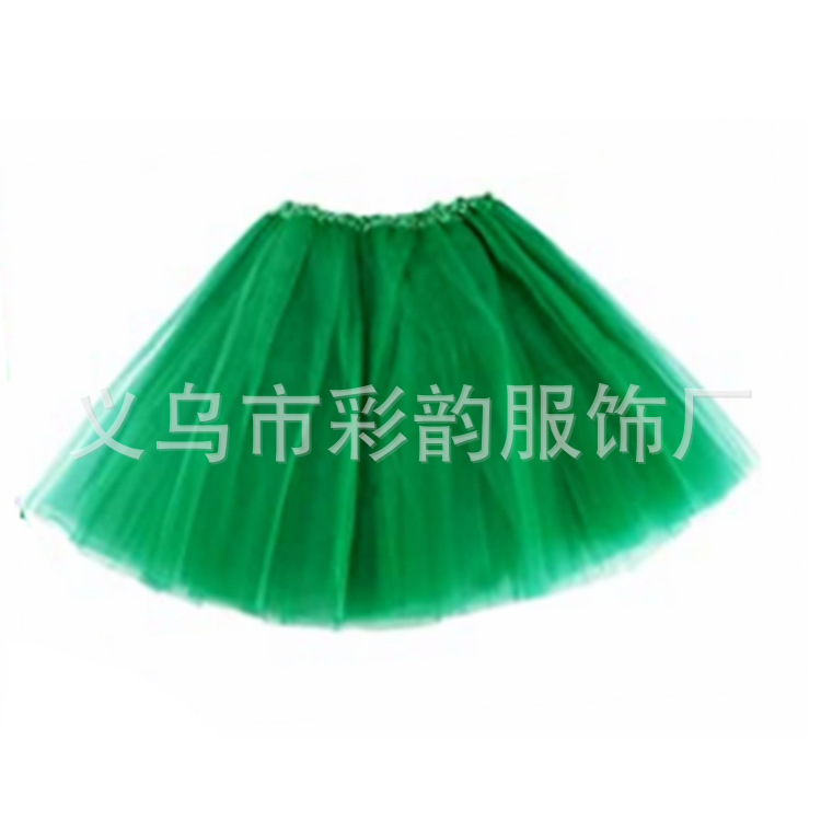 Irish green three-layer gauze skirt St. Patrick's Day decorative…