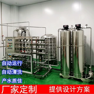 二级反渗透系统纯化水设备带无菌水箱紫外线杀菌臭氧消毒
