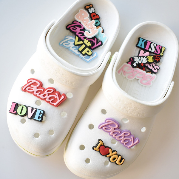 cartoon Crocs-style slippers