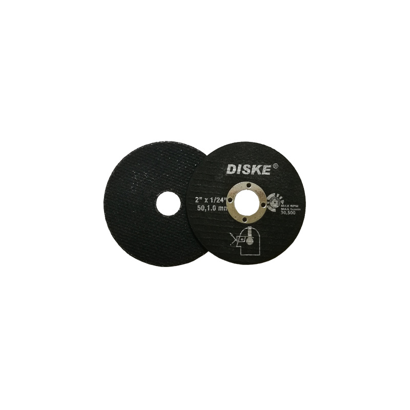 Pieza de corte de resina de doble malla transfronteriza Pieza de rueda de molienda neumática de 2 pulgadas 50*1*10 pieza de corte de muela de acero inoxidable al por mayor