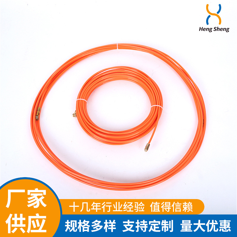 Electricista naranja rueda universal línea de nylon tubo de túnel agujero Extractor de cable Dispositivo de enhebrado pared línea de enhebrado image 5