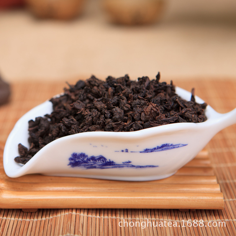 Chonghua Milk Tea Shop Special Oolong Tea Oil Cut Black Oolong Charcoal Roasted Oolong Roasted Granny Cap Special Tea Milk Tea Raw Materials Chonghua Milk Tea Shop Special Oolong Tea Oil Cut Black Oolong Charcoal Roasted Oolong Roasted Granny Cap Special Tea Milk Tea Raw Materials
