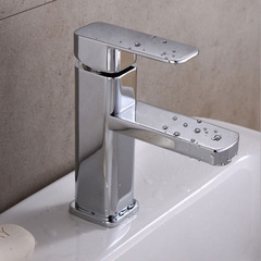Factory wholesale washbasin basin cold and hot water faucet Kitchen bathroom face basin mixed water sink use