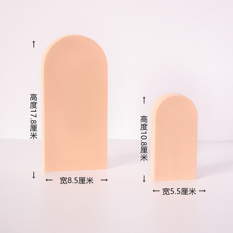 Cube fotografía apoyos trapezoidal geometría hueca fotografía decoración fotografía Fondo ins simple fotografía Decoración