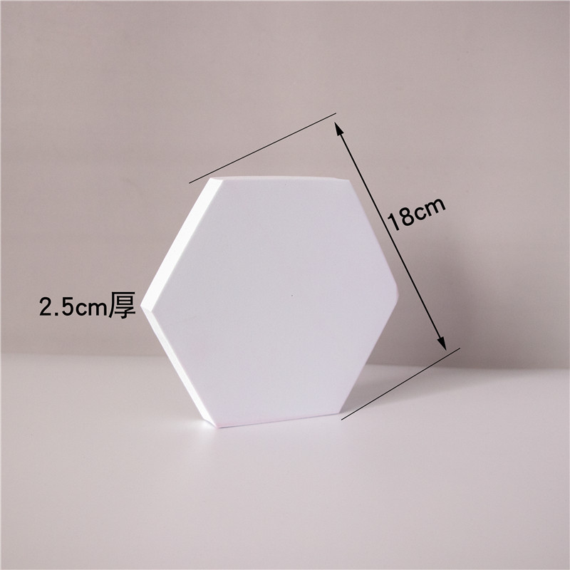 Cube fotografía apoyos trapezoidal geometría hueca fotografía decoración fotografía Fondo ins simple fotografía Decoración