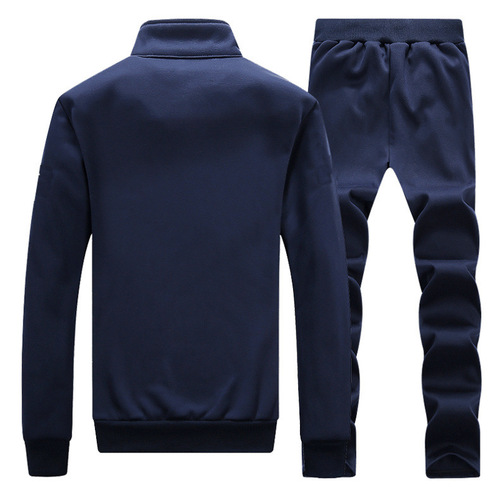 Men's Spring and Autumn Leisure Sports Wear Fashion Comfort Running Couple's Long Pants Long Sleeve Two-Piece Set