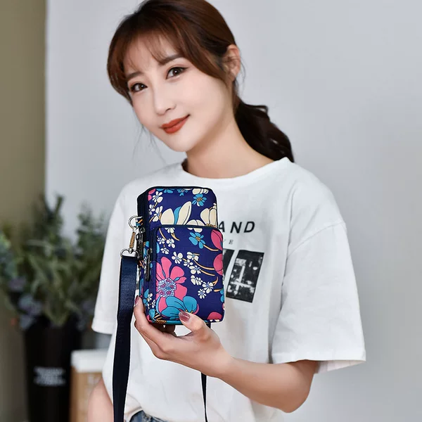 New Mobile Phone Bag for Women, Mini Small Bag, Shoulder Crossbody Bag, Wrist Coin Purse, Casual Sports Dance Forearm Bag
