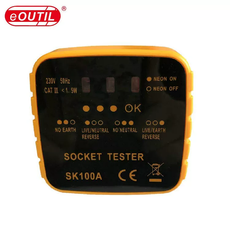 Гнездо фазовый детектор гнездо тестер SK100A производитель