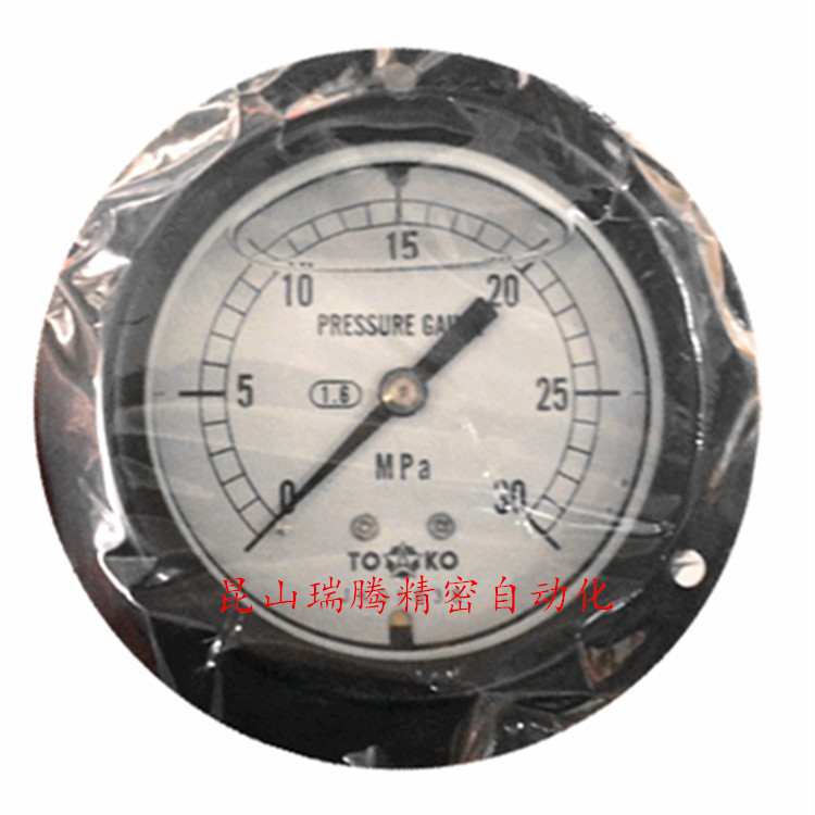 东洋计器TOKO压力表SPD-G1/4-60x30MPa轴向充油耐振