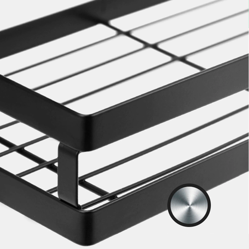Cross -border trapezoidal rack can storage frame kitchen storage rack odor rack kitchen stove stove storage spices seasoning