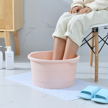 日式家用塑料盆衛生間浴室洗腳盆足底按摩加厚加高足浴盆洗腳桶