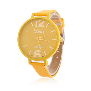 Watch manufacturers wholesale ladies new belt watches Geneva disc thin belt Women's Roman watch a generation of hair