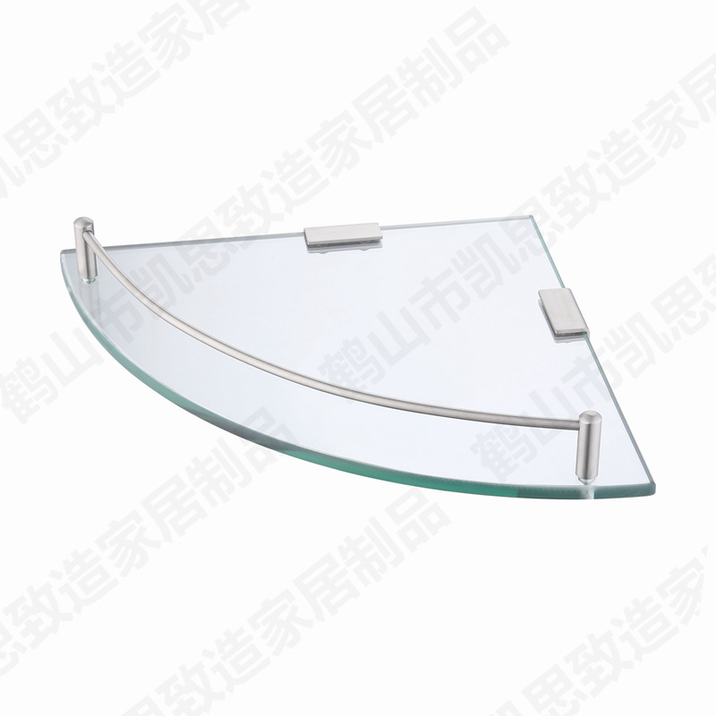 304 Stainless Steel Triangle Glass Rack Chrome Plated Brushed Bathroom Triangle Storage Rack