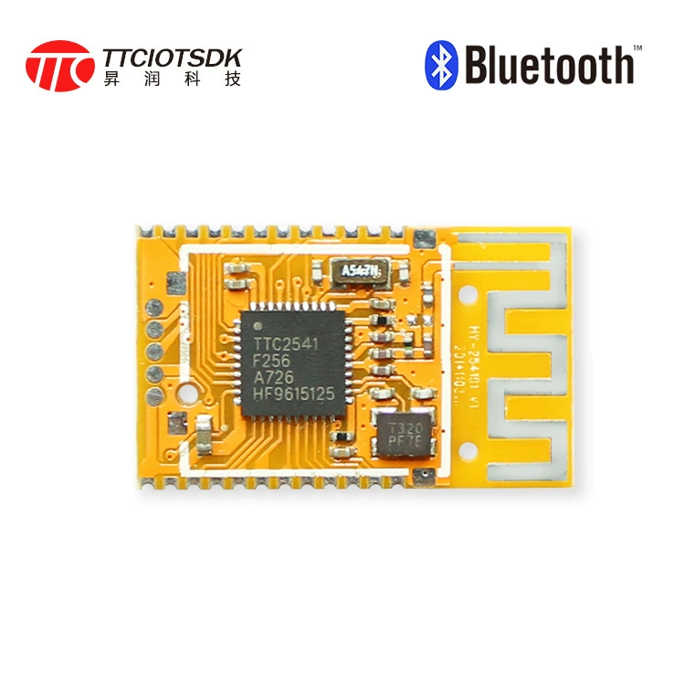 Модуль Bluetooth со сверхнизким энергопотреблением SunRun CC2541 Модуль последовательного порта UART Ведущий-подчиненный прошел сертификацию BQB/FCC/CE