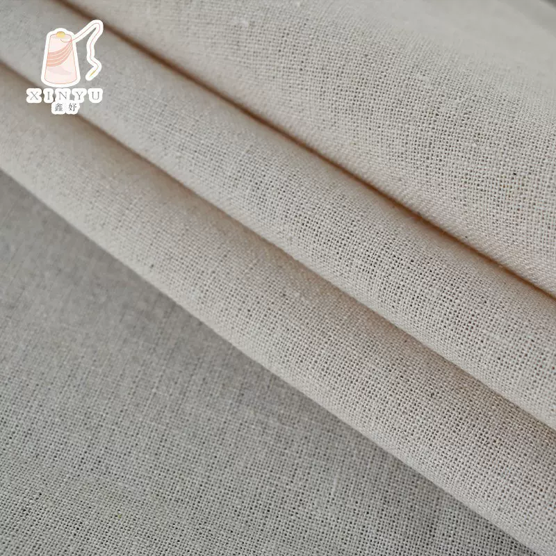 厂家批发加厚加密包皮布笼屉布十支粗布纱布复合布鞋里布料白坯布