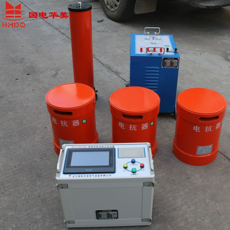 Последовательное резонансное испытательное устройство на напряжение, последовательное резонансное устройство, последовательное резонансное испытательное устройство с переменной частотой