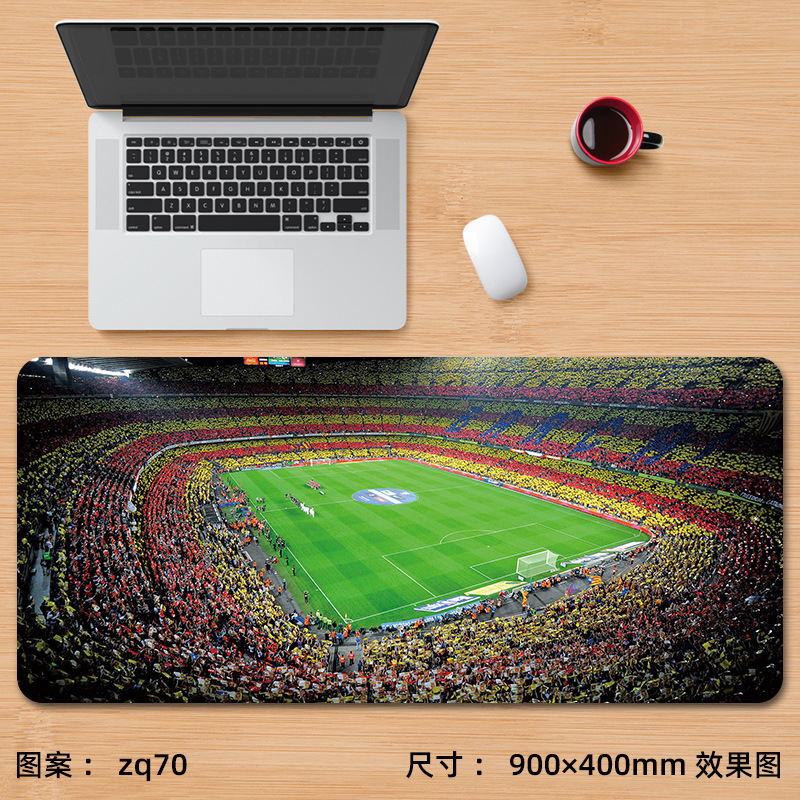 Alfombrilla de ratón nueva de Cristiano Ronaldo, extra grande, de fútbol, Messi, Bayern, La Liga, para juegos, e-sports, con reposamuñecas, para escritorio de computadora