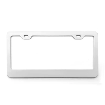 License plate holder/license plate holder frame aluminum alloy license plate frame - xc-w011-white