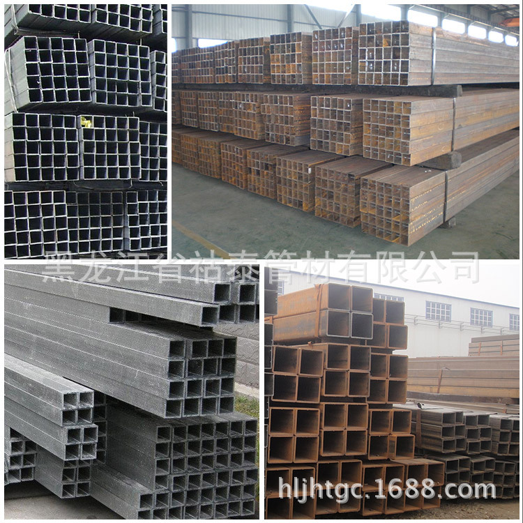 现货批发方管黑退Q235B热镀锌方管建筑幕墙用方通矩形管可定切割