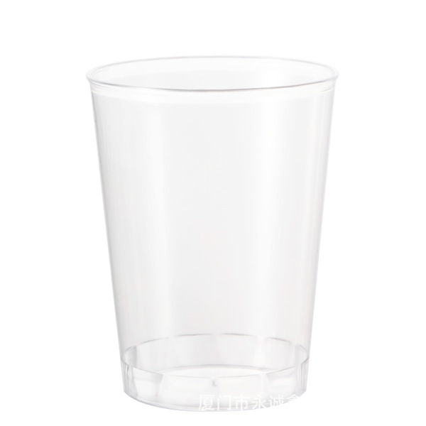 Disposable transparent plastic tea cup