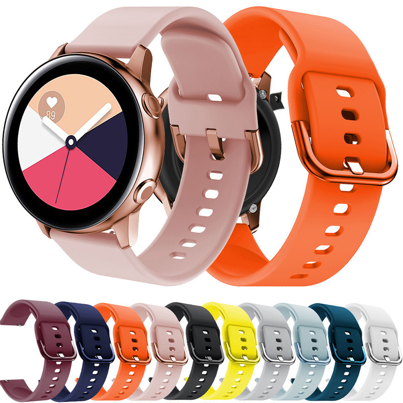 Suitable for Samsung Galaxy Watch Active/Active2 Official Silicone Strap Sports Wristband