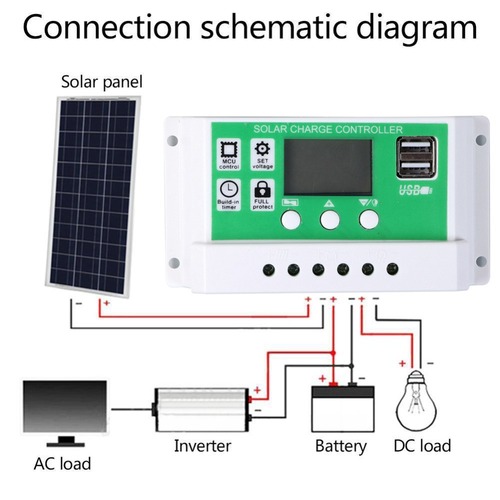 Solar Panel Controller Photovoltaic Panel Stabilizer 10A 20A 30A 40A 50A 60A Energy Storage Charger Stabilizer