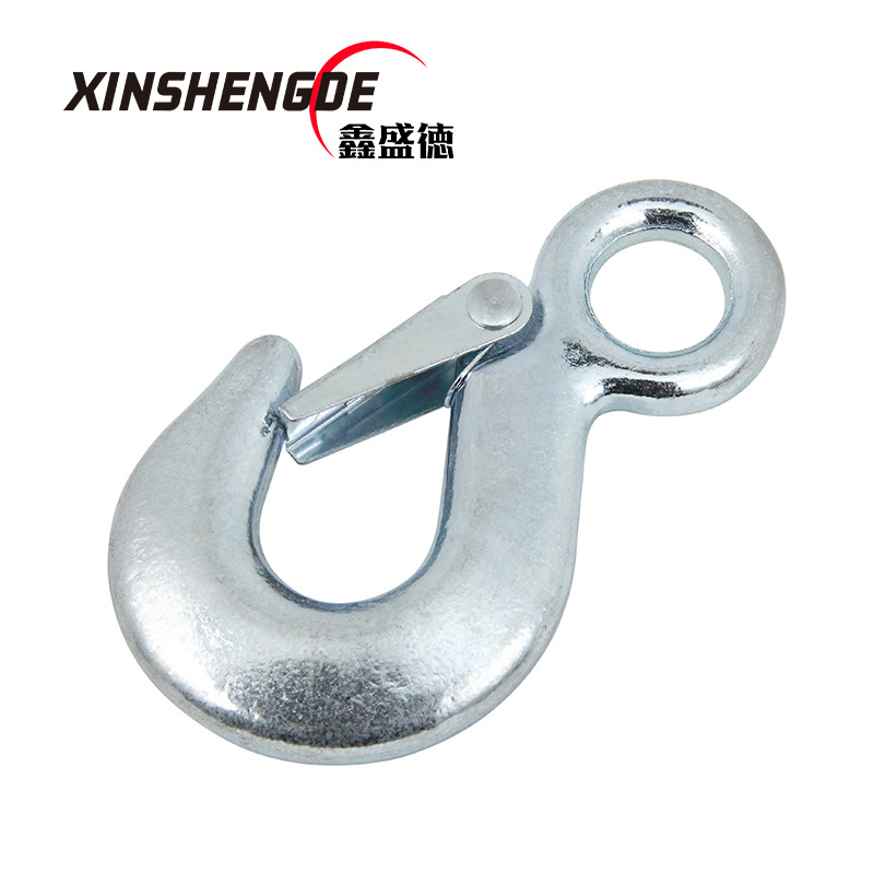 美式碳钢眼型 环眼 货钩 锻造镀锌拖车钩 保险钩