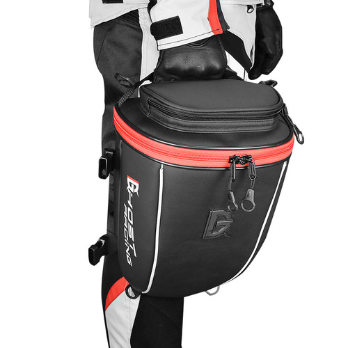 PU leather motorcycle tail bag rider saddle pillion bag backpack motorcycle racing motorcycle riding bag handbag