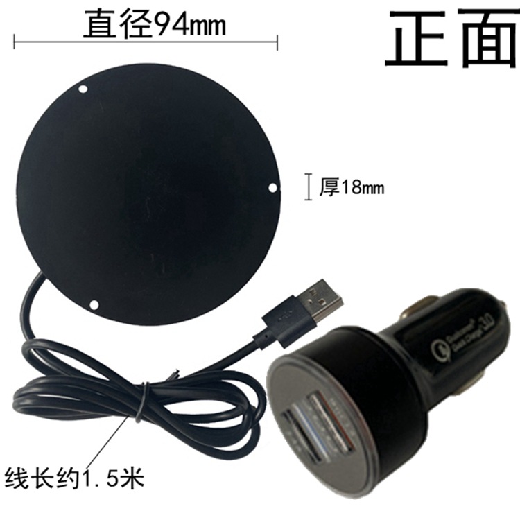 30mm remoto aire teléfono celular rápido cargador inalámbrico oculto Rock tablero escritorio muebles modificación Qi universal