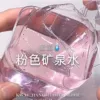 Pink mineral water