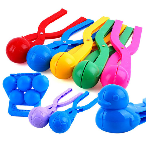 Snow clip, thickened plastic snow clip tool for children and boys, toy snowball clip for outdoor snow play in winter