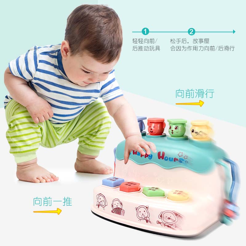 Baby Music máquina de educación temprana juguetes infantiles simulación teléfono fijo 1-2 años niños y niñas