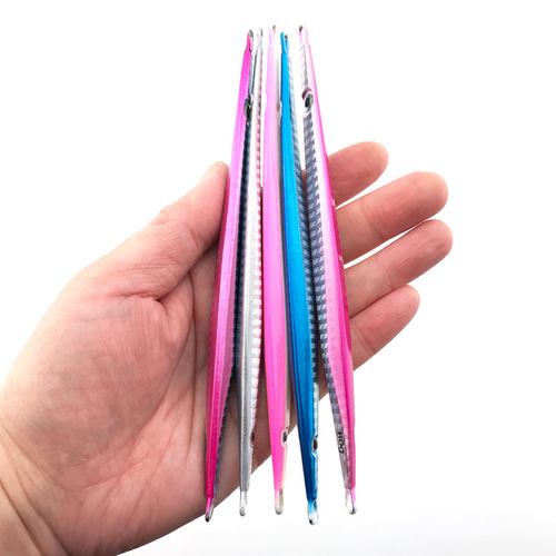 Cross-border iron plate fake bait sea fishing fast sinking lead fish night glow lure bait boat fishing drag fishing tuna bait iron plate lure bait 