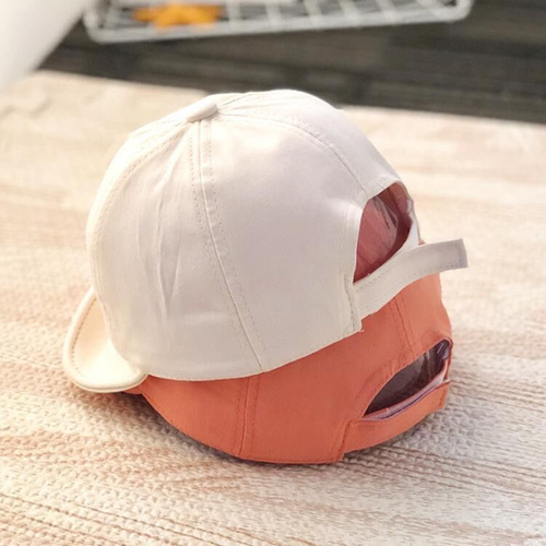 Foreign Trade Baby Hat, Boys Duck Bill Hat with Smiling Letters, Children's Baseball Cap, Korean Style Girls' Sun Hat