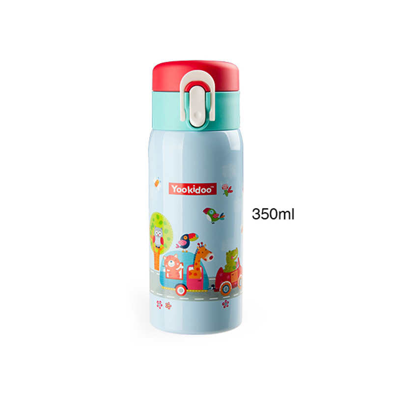 Yookidoo niños bebé termo taza 304 de acero inoxidable padre-hijo termo taza hervidor