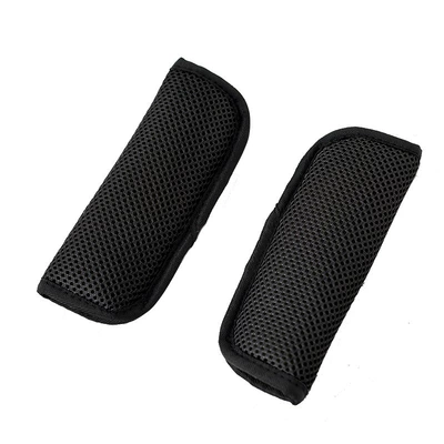 Car child seat belt shoulder pad child seat belt holder cute anti-pull cart shoulder pad (Seat belt shoulder pad) - black
